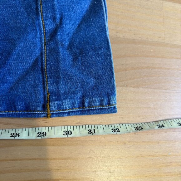 66. Denim on Denim Womens Buttons Shirt Sz LARGE- Bootcut Jean Sz 31 Chambray - Picture 10 of 16